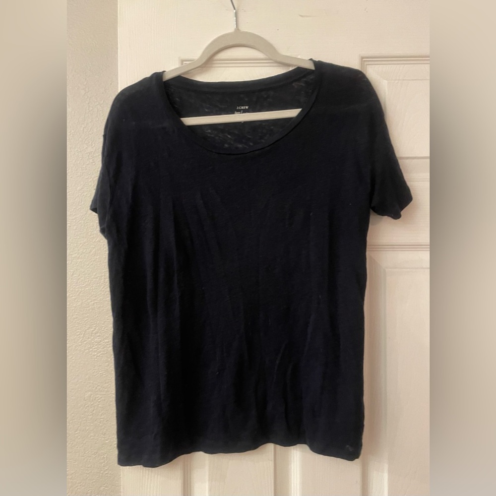 J. Crew linen tee